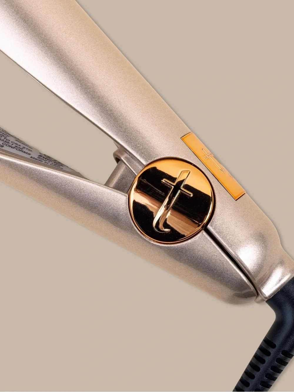 TYME Flat/Curling Iron with Rose Gold Accents